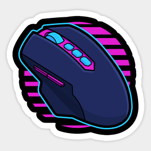 Gaming Futuristic Mouse Design Sticker